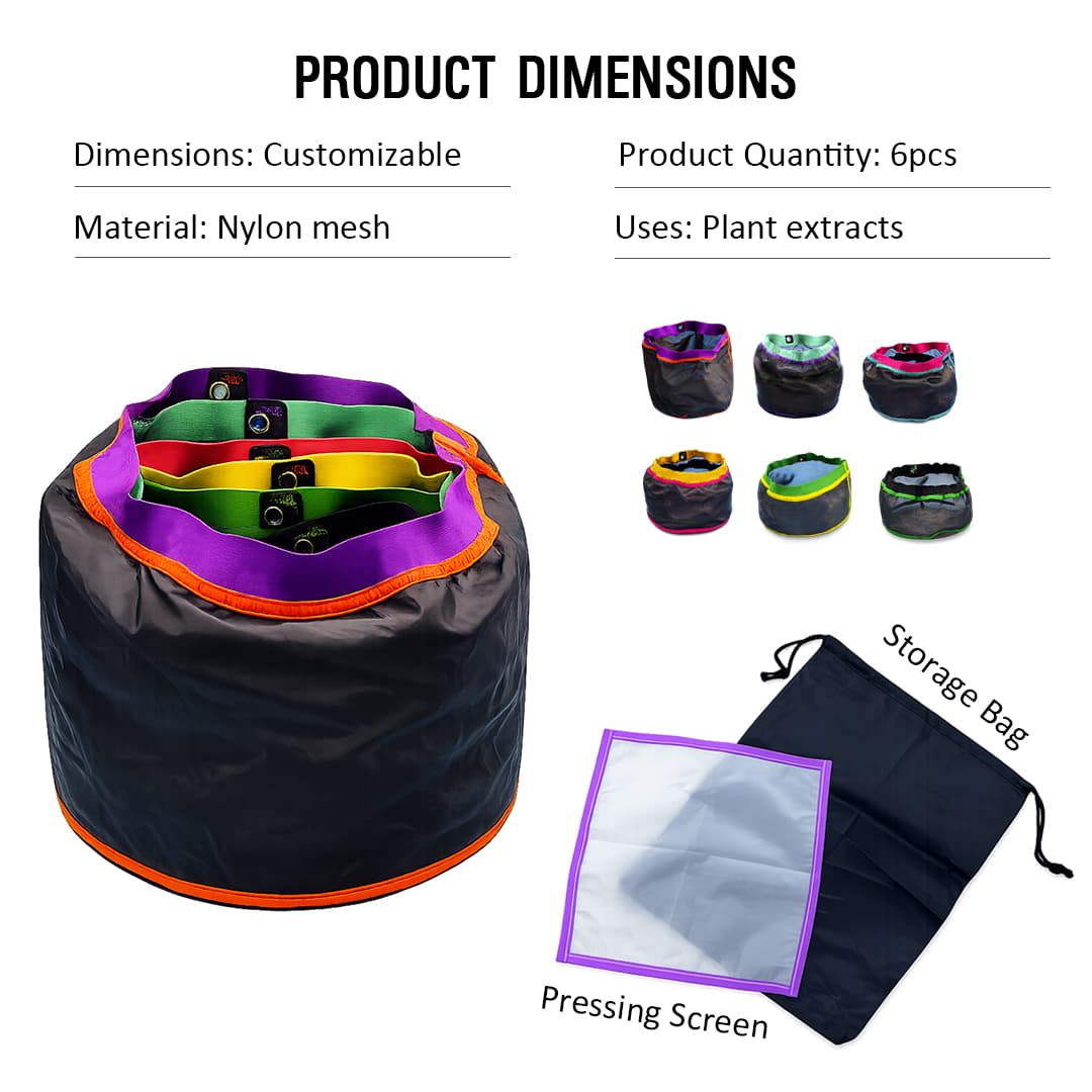 New Model Black All Nylon Mesh Bubble Bags-Single Bag/Set