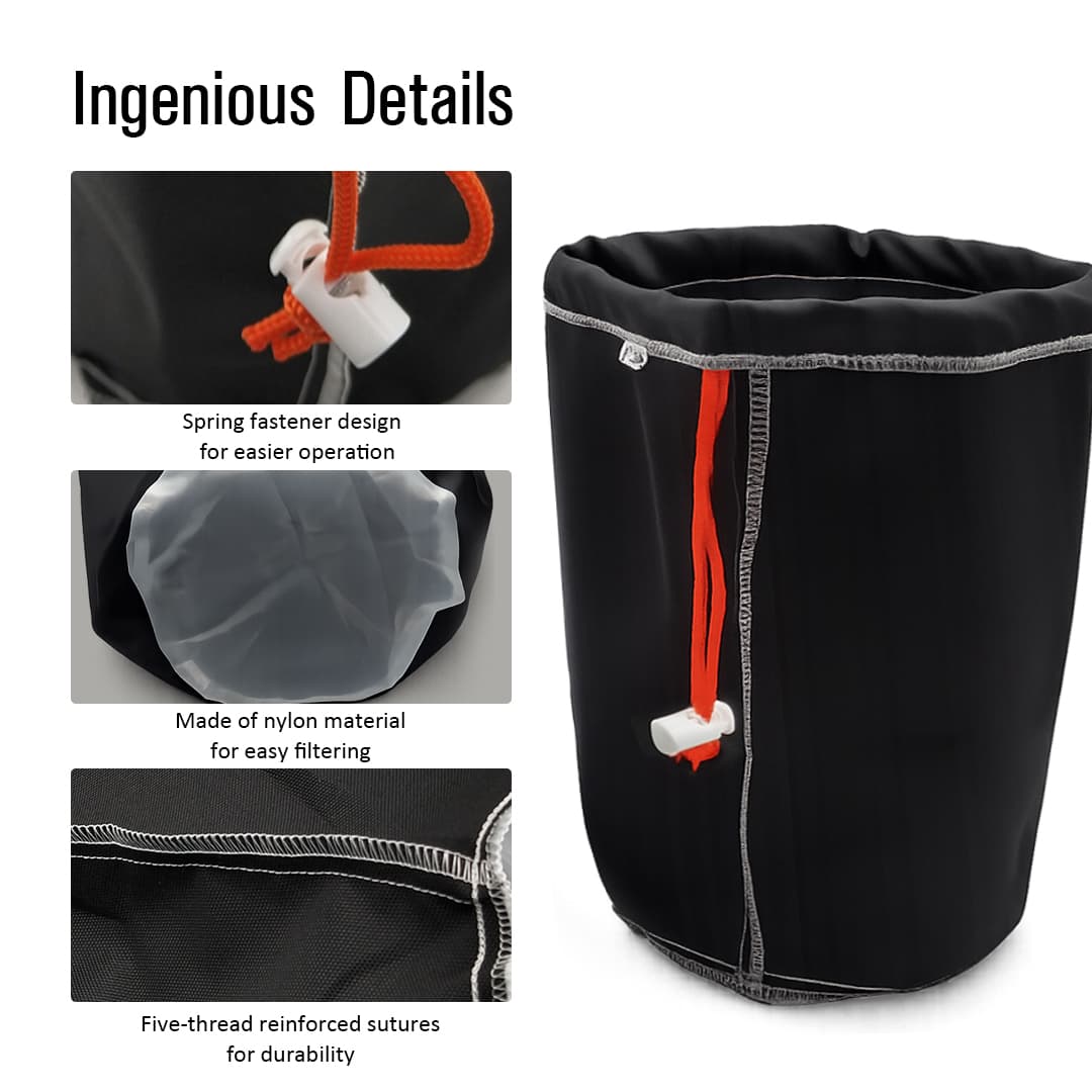 32 Gallon  Canvas & Mesh  Bubble Bag thumbnail 5