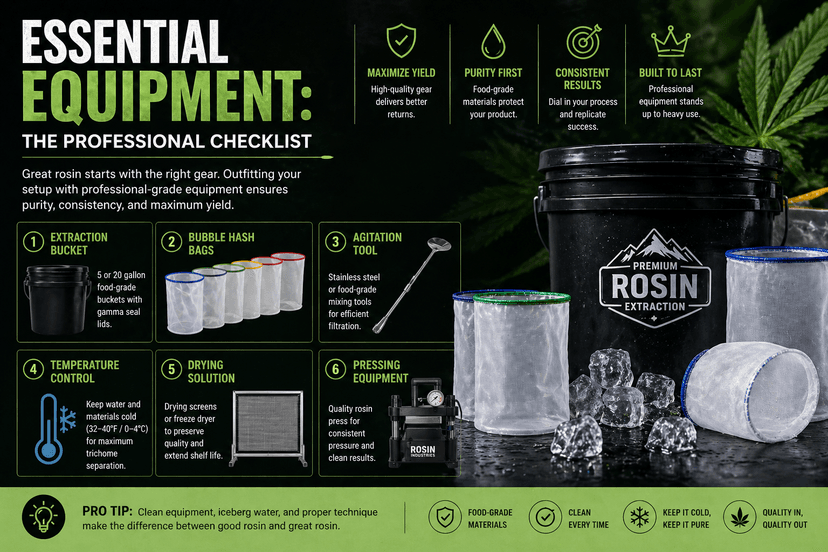 32 Gallon Bubble Hash Bags : Precision Filtration for Controlled Extraction
