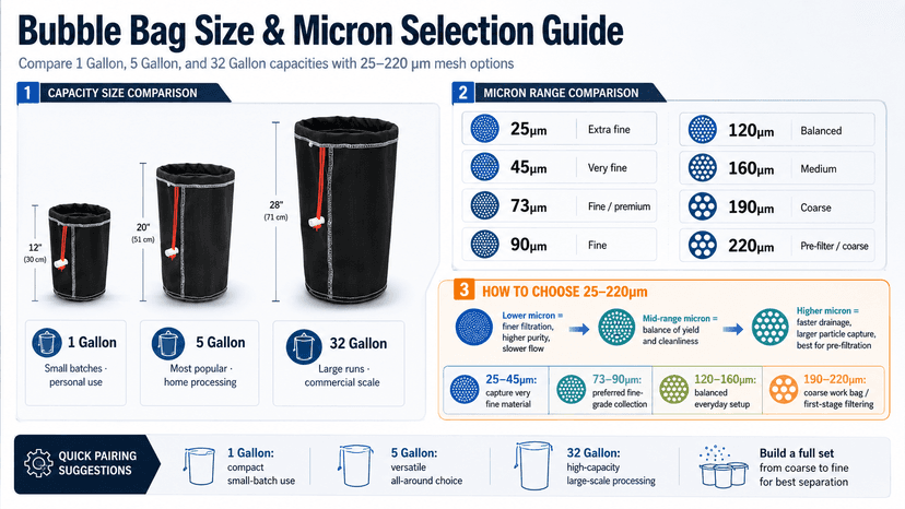 Why Our 32 Gallon All Mesh Bubble Bags Are the Best Choice for Large-Scale Cold Water and Dry Ice Extraction