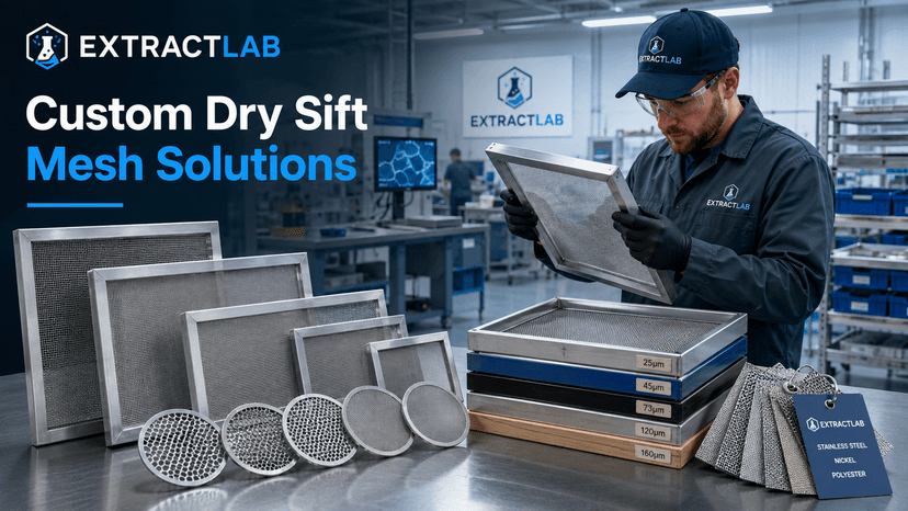 Dry Sift Mesh Custom Manufacturer for Precision Extraction Screen Solutions